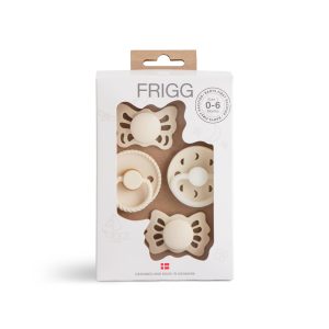 FRIGG Baby’s First Schnuller Moonlight Sailing (Creme), 4er-Pack