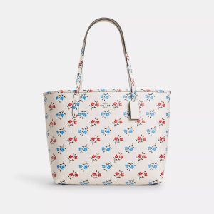 Coach Outlet City Tote Tasche mit Blumendruck