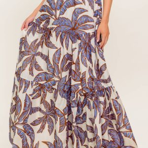 PETAL WALTZ Gewebter Maxirock