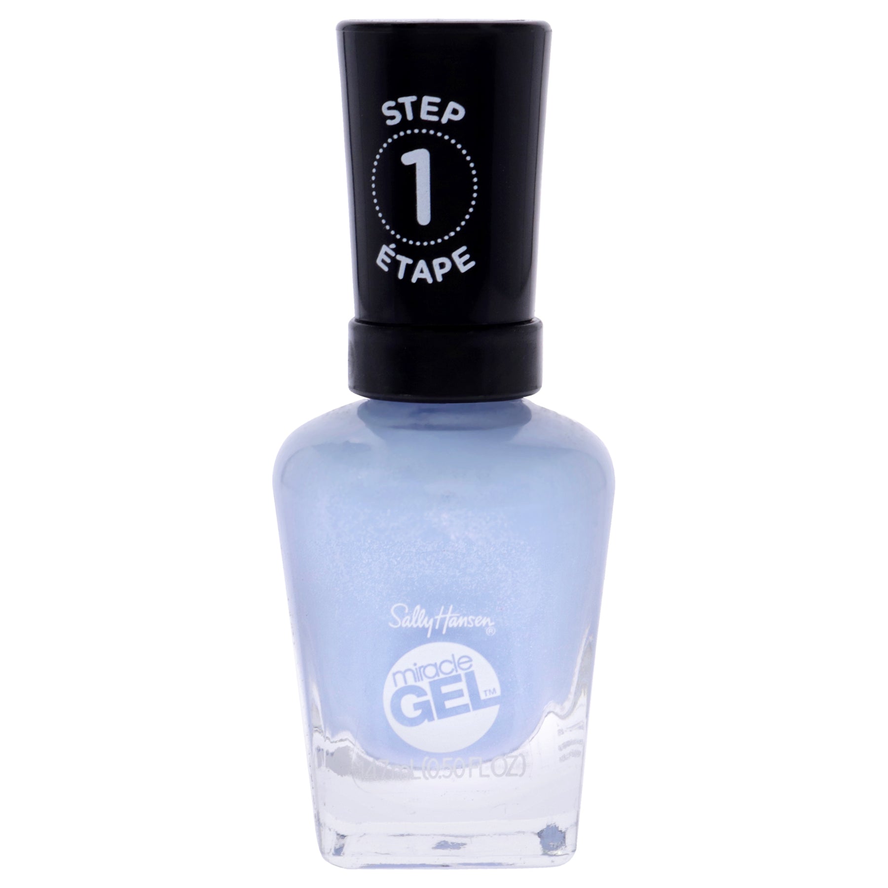 Miracle Gel – 627 Blau Skies Ahead von Sally Hansen für Damen – 0,5 oz Nagellack