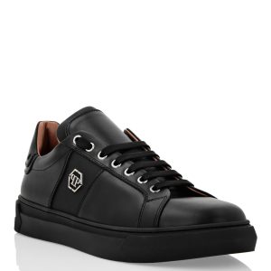 Leder-Lo-Top-Sneaker Sechseck 7650307047484