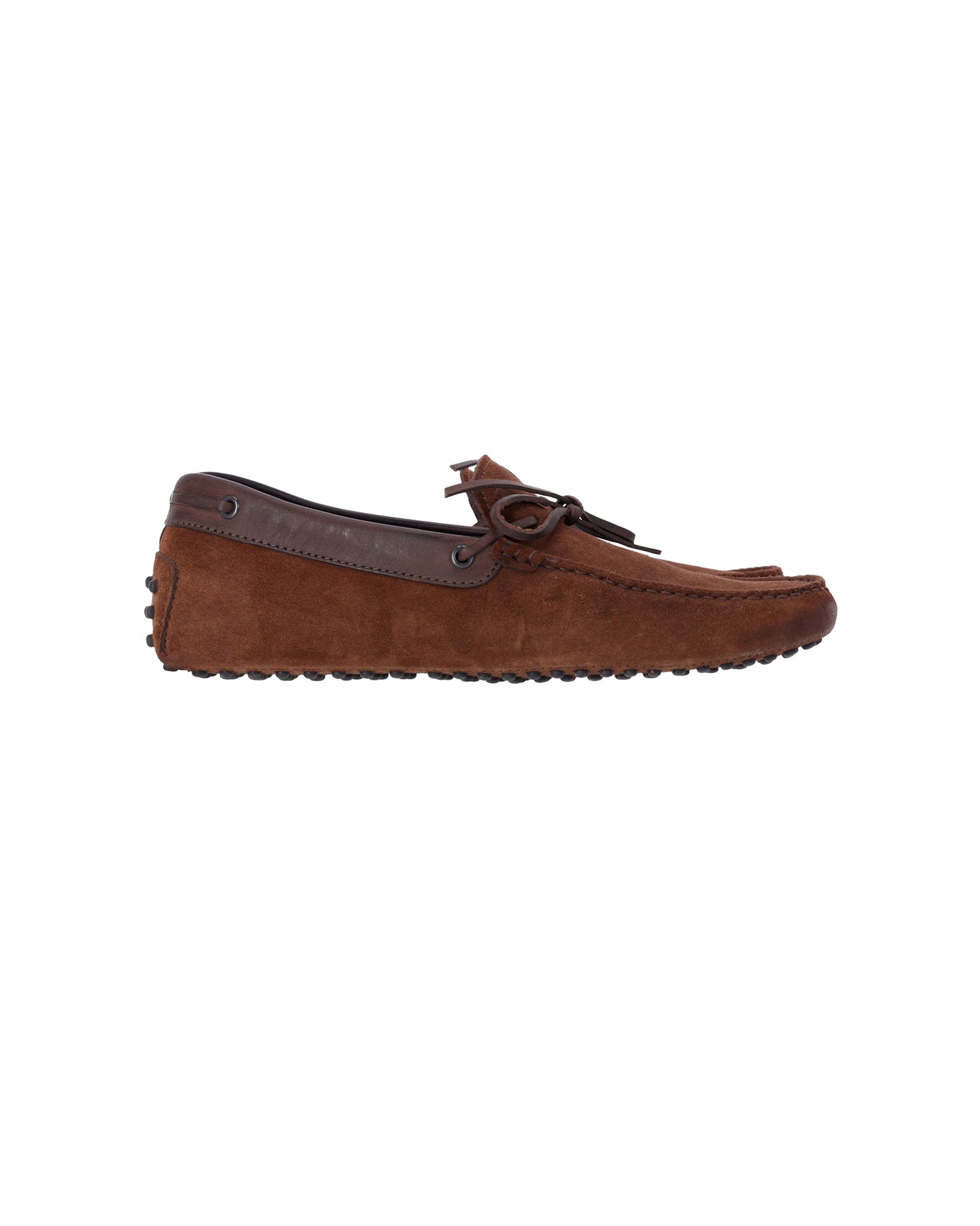 Tod's Gommino Driving Schuhe in braunem Wildleder