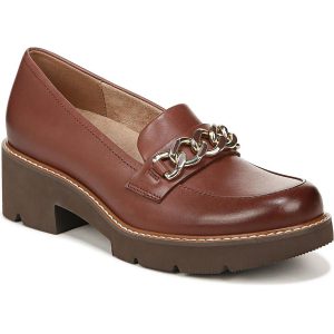 Desi Kette Slip auf Loafer Absatzschuhe
