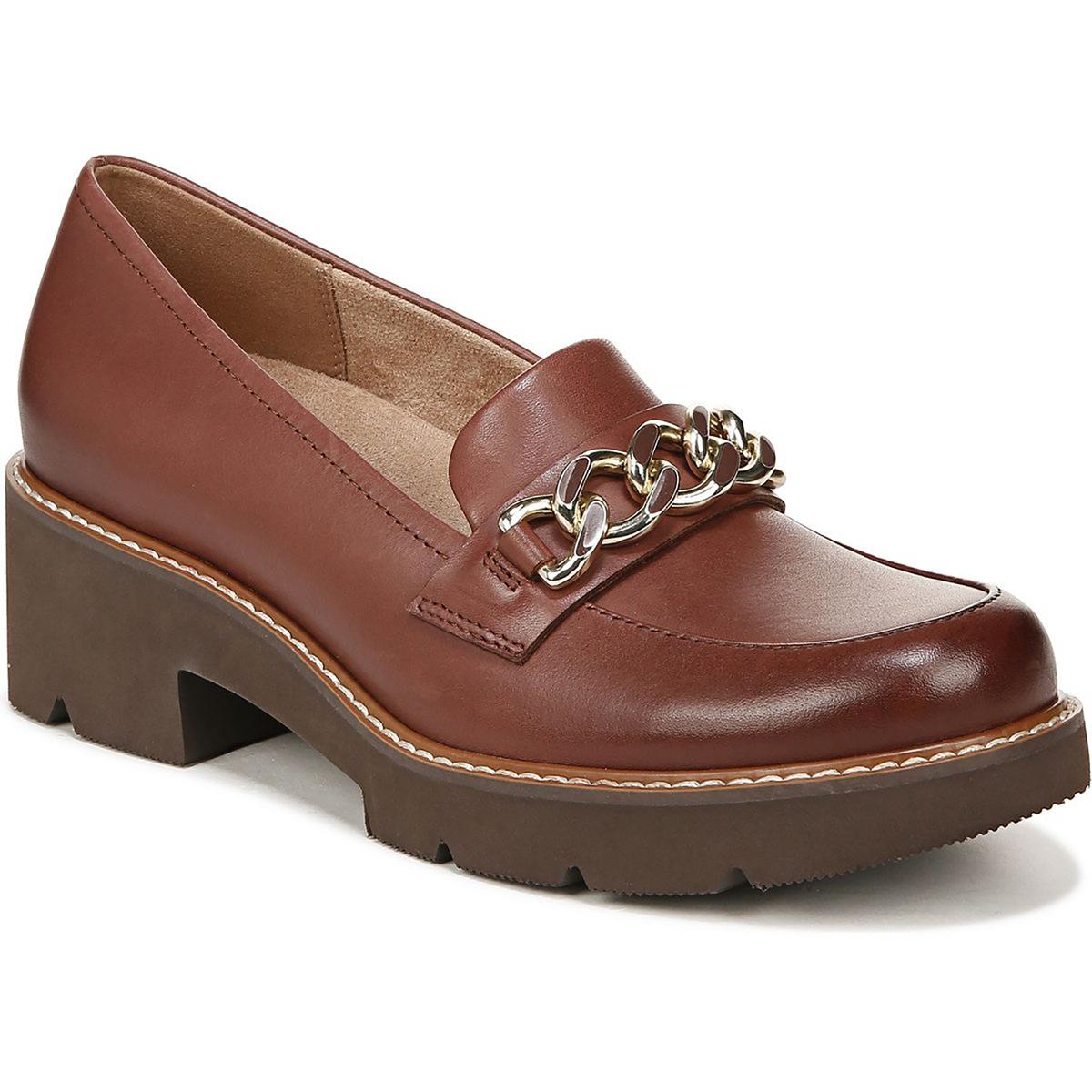 Desi Kette Slip auf Loafer Absatzschuhe