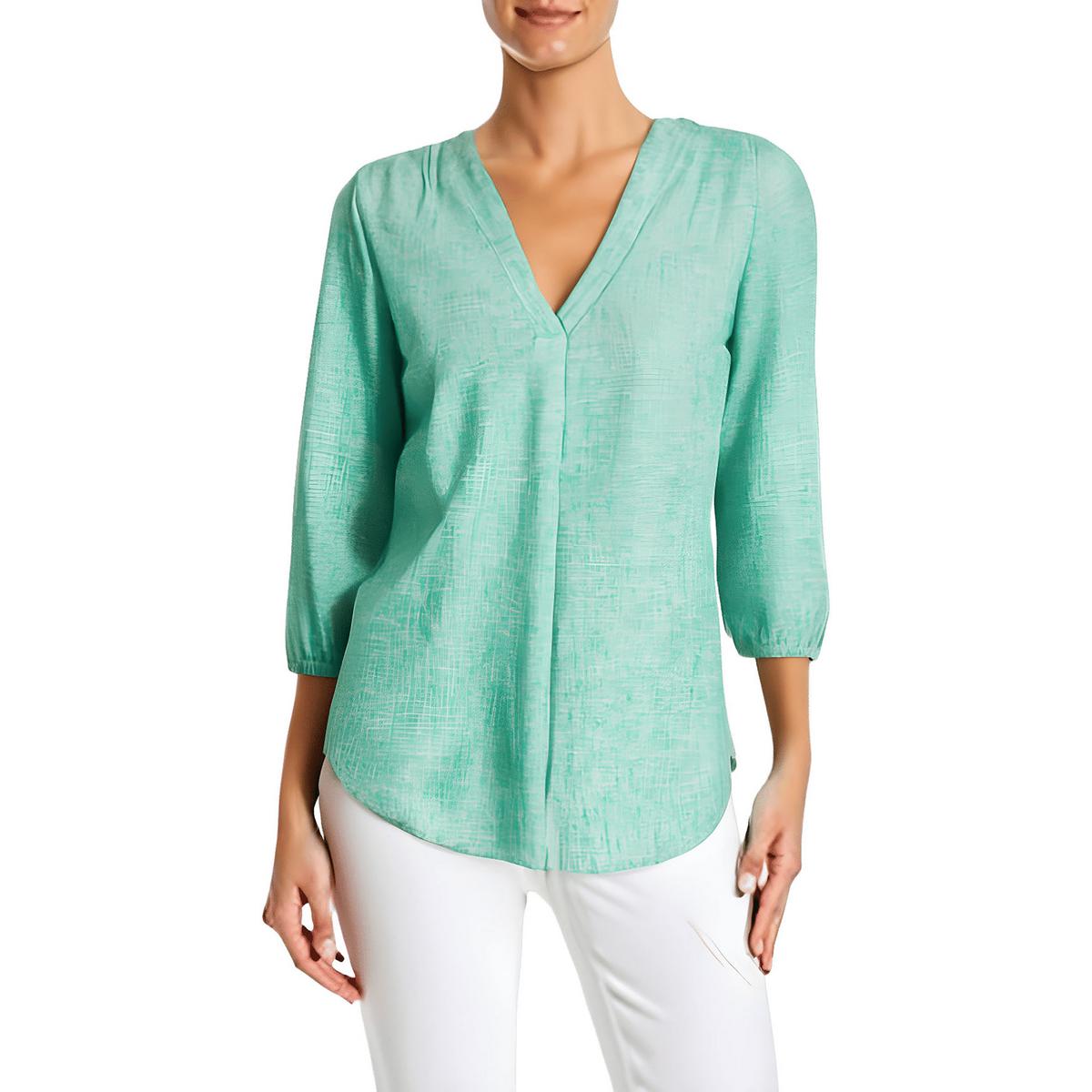 Strick Leinen Pullover Top