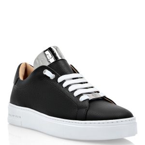 LO-TOP Sneakers Silber $urfer Hirschdruck