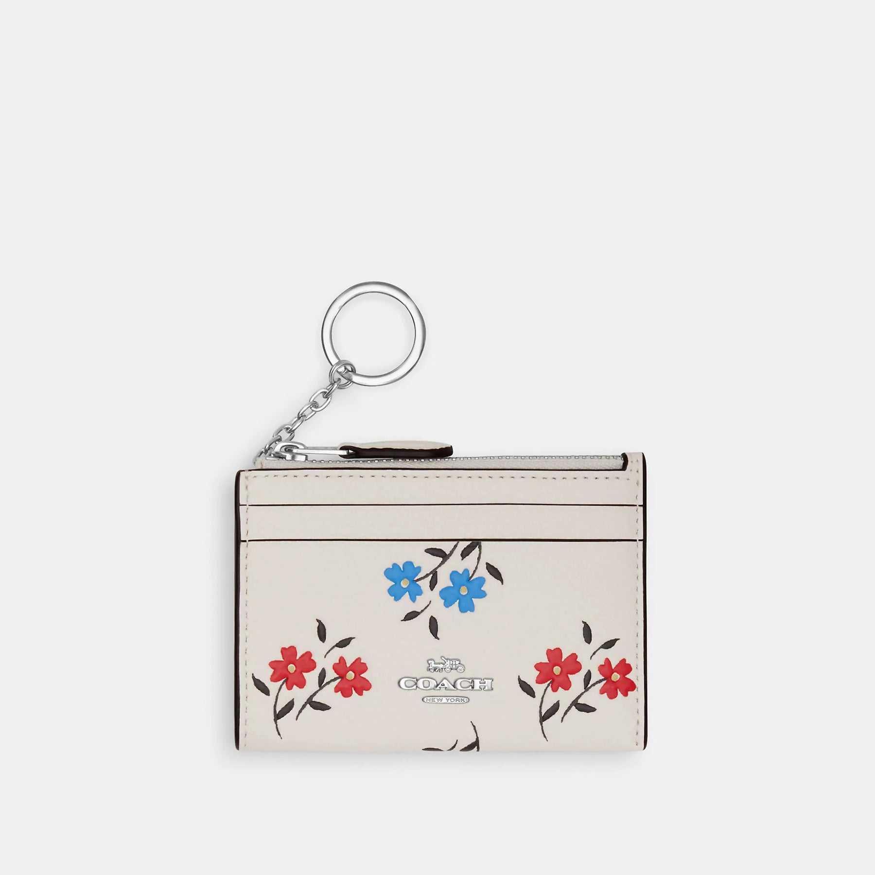 Coach Outlet Mini Skinny Id Fall mit Blumendruck
