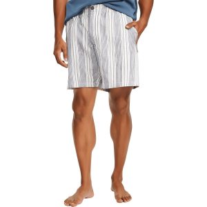 gestreifte Leinen Freizeitshorts