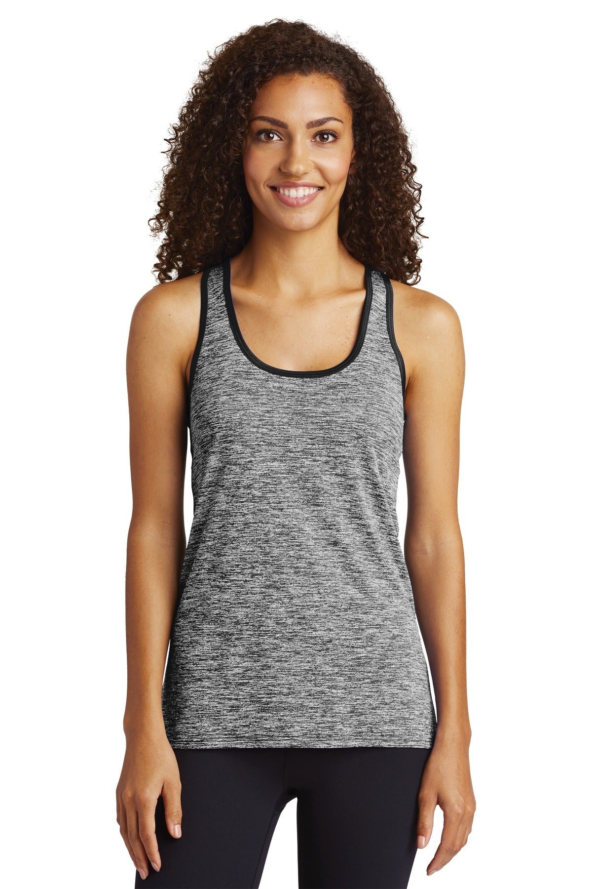 Sport-Tek Damen PosiCharge Electric Heather Racerback Tank