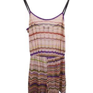 Missoni Mare Zigzag Playsuit in Multicolor Viskose 7748789239868