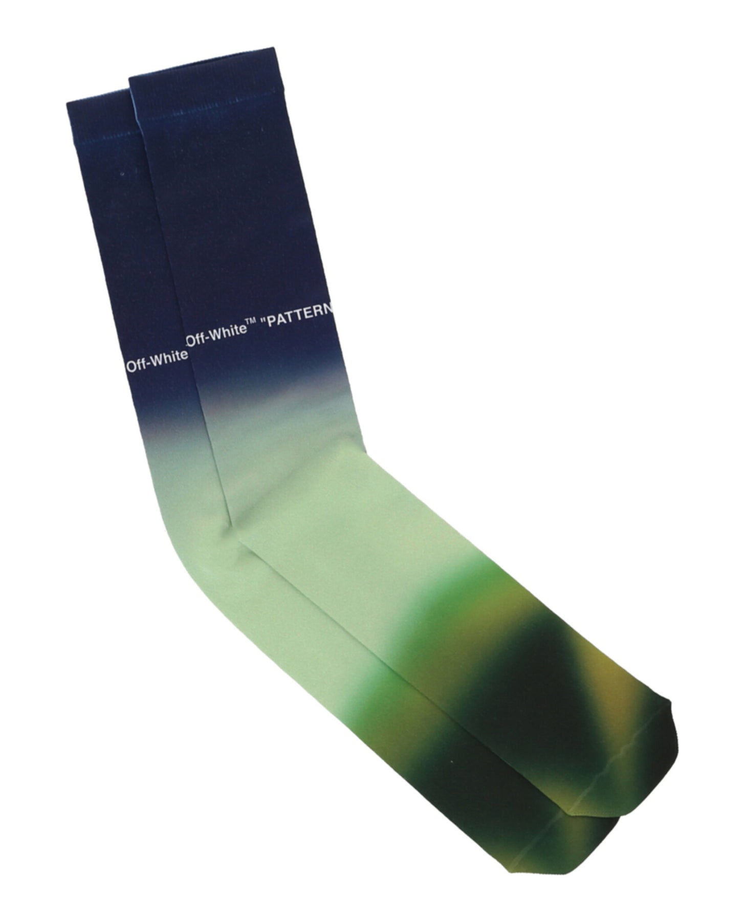 Lange Socken mit verschwommenem Logo