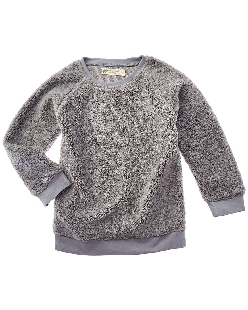 Monica + Andy Sherpa Sweatshirt mit Rundhalsausschnitt