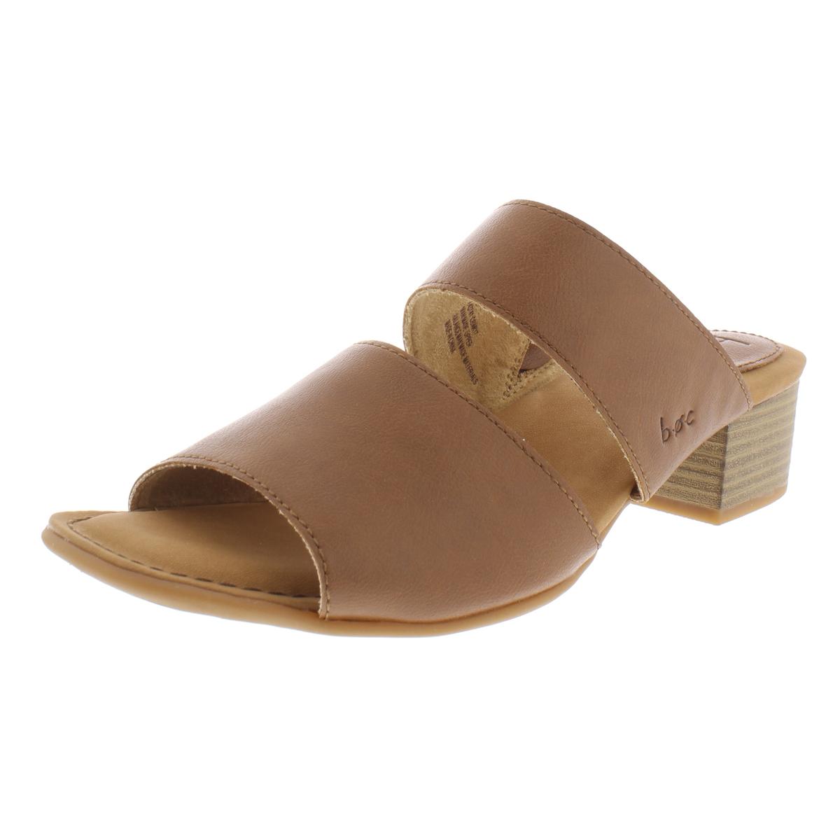 Lyanna Imitat Sandalen aus Leder mit Absatz