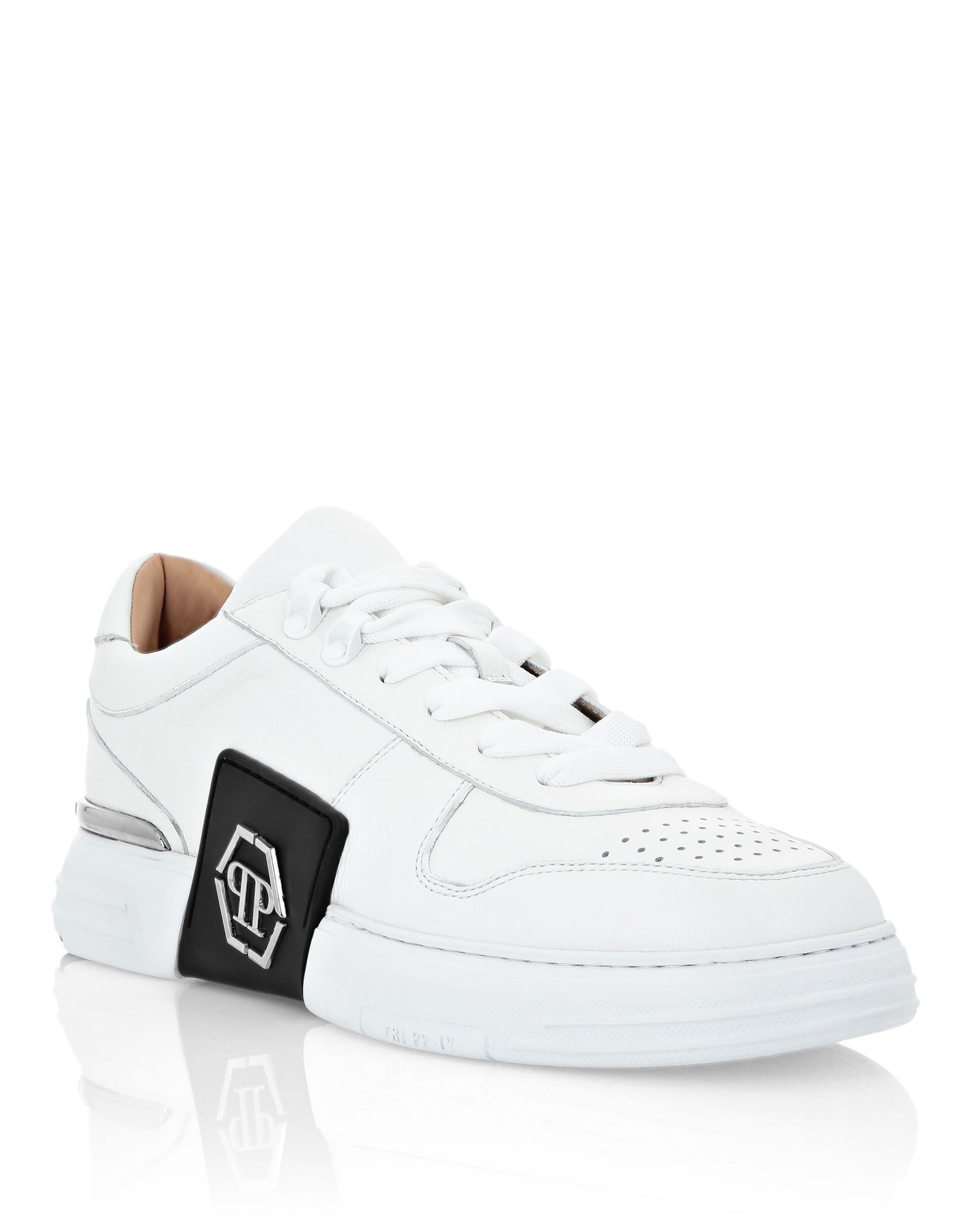 LO-TOP Sneaker PHANTOM KICK Leder Platinum HEXAGON