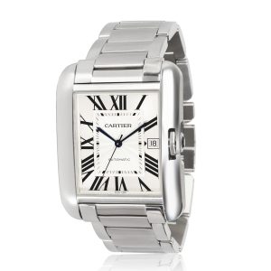 Cartier Top Anglaise W5310008 Herrenuhr aus Edelstahl