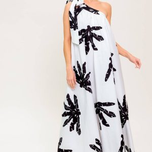SUNSET SERENADE Kleid aus gewebtem Maxi