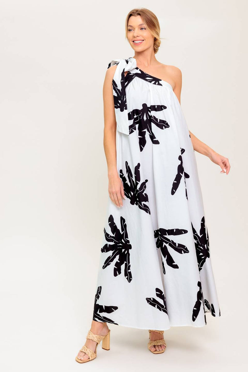 SUNSET SERENADE gewebt MAXI KLEID