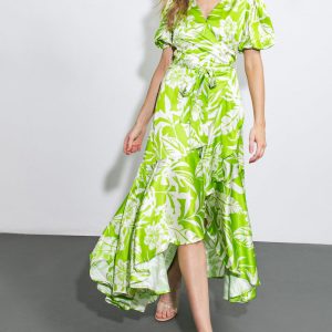 ONLY TONIGHT Gewebtes Midikleid