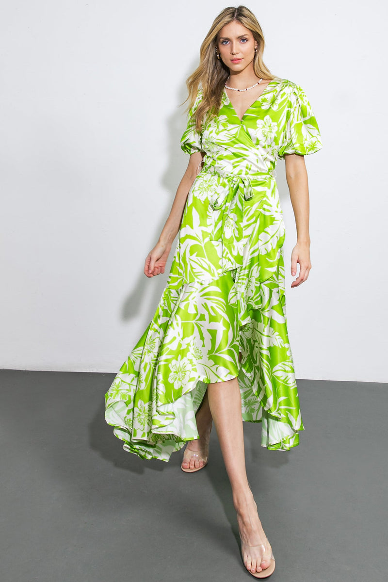 NUR HEUTE WOBEN MIDI Kleid