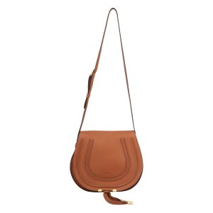 Chloé Marcie mittel Satteltasche Braun
