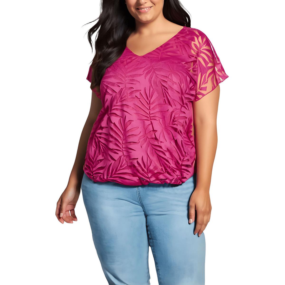 Mehr Elora Burnout Pullover Top