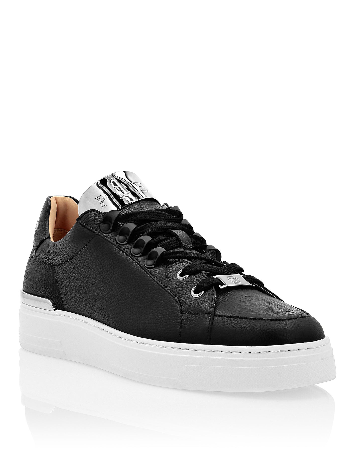 LO-TOP Sneaker Silber URFER Leder