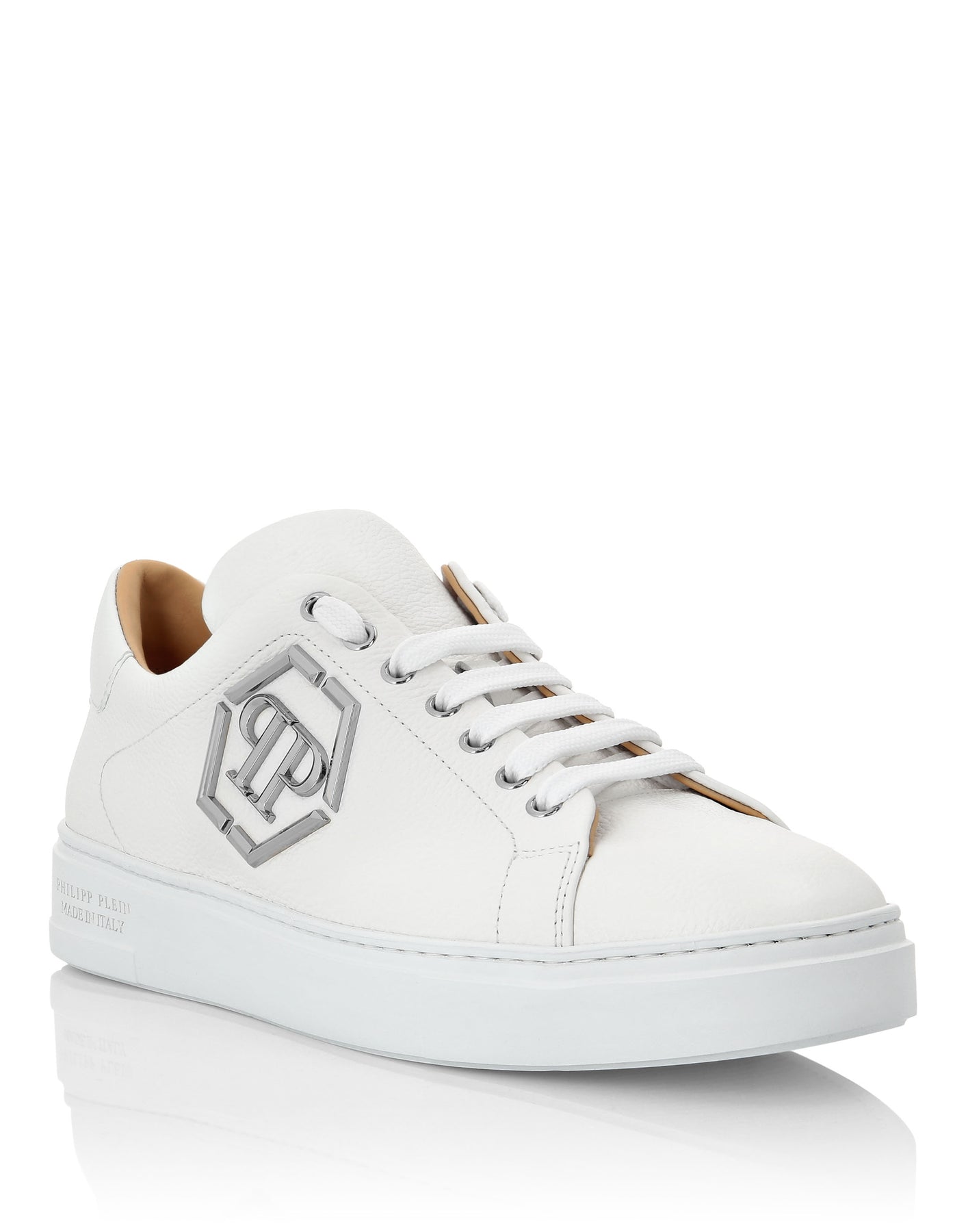 Lo-Top Sneaker aus Leder Hexagon