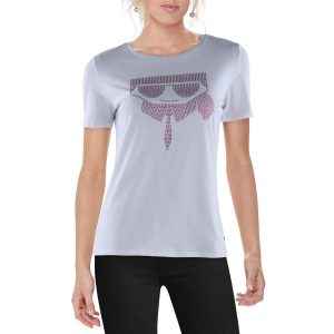 Emoji Embellished Textil-T-Shirt aus Baumwolle