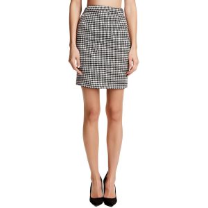 Houndstooth stricken a-line Rock