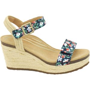 Damen Sydney Wildleder Keil Sandalen in Blumen