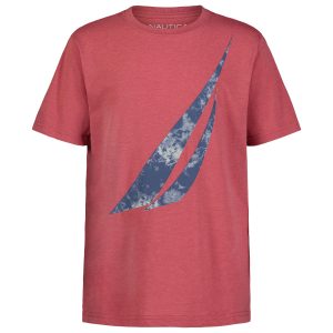 Nautica Jungen Batikmuster J-Class Logo Graphic T-Shirt (8-20)