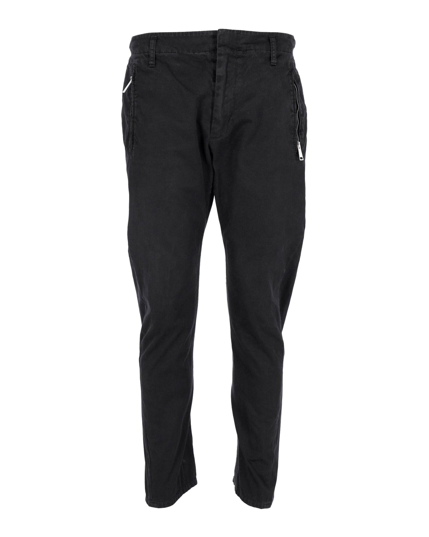 Dsquared2 Jeans mit Reißverschluss aus schwarzer Baumwolle