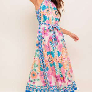 PATH TO GREATNESS Kleid aus gewebtem Maxi