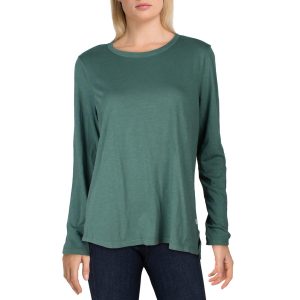 feste Bio-Baumwoll Pullover oben