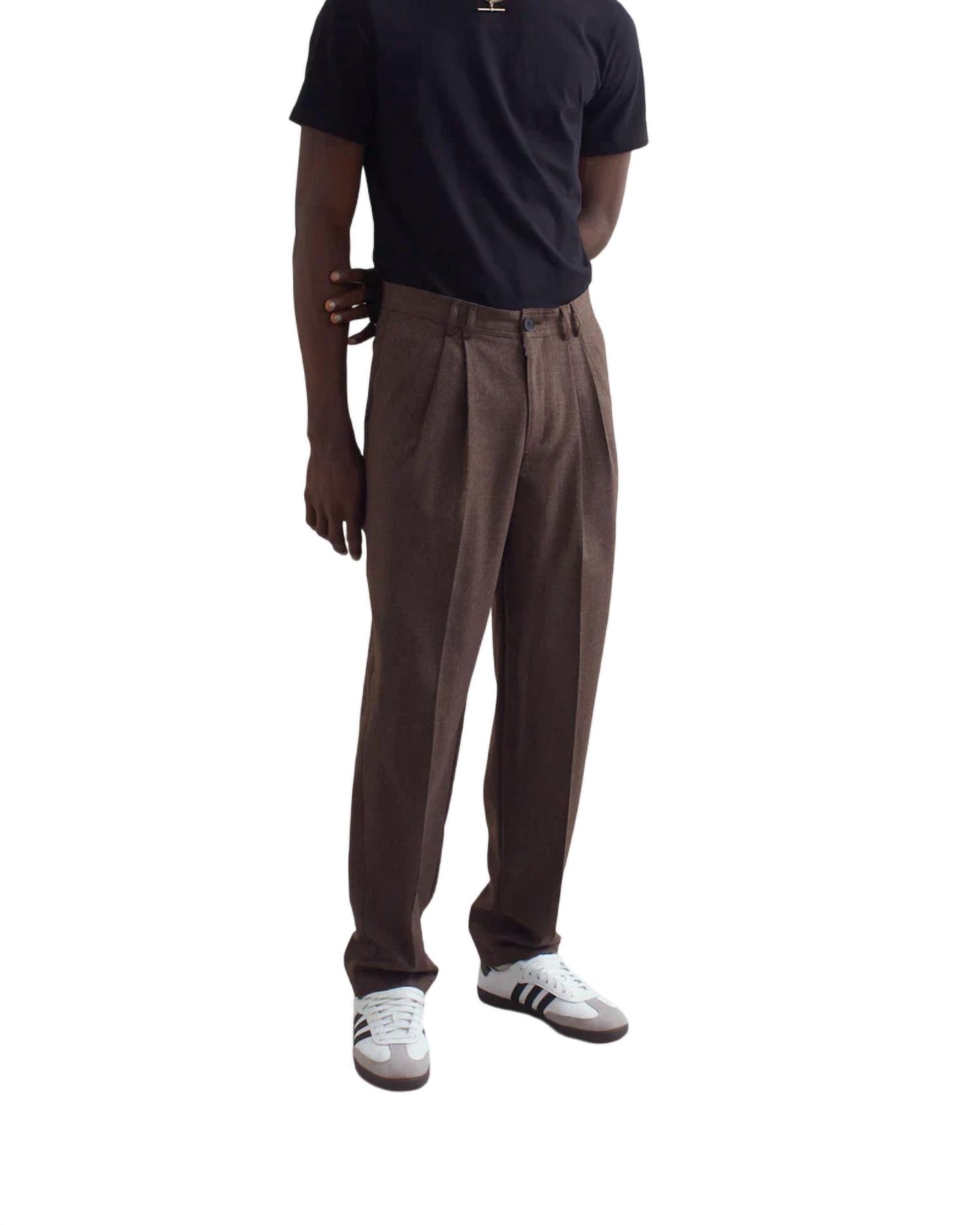 Raleigh Pleat Hose in Braun
