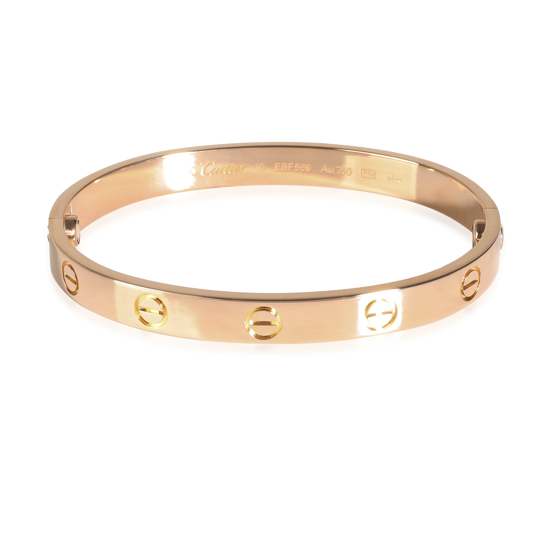 Cartier Love Armband aus 18 Karat Roségold