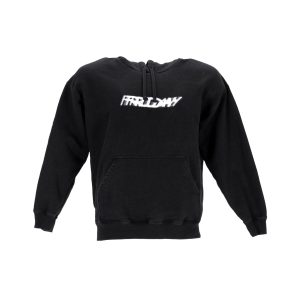 Vetements Freitag Wochentag Kapuzenpullover aus schwarzer Baumwolle