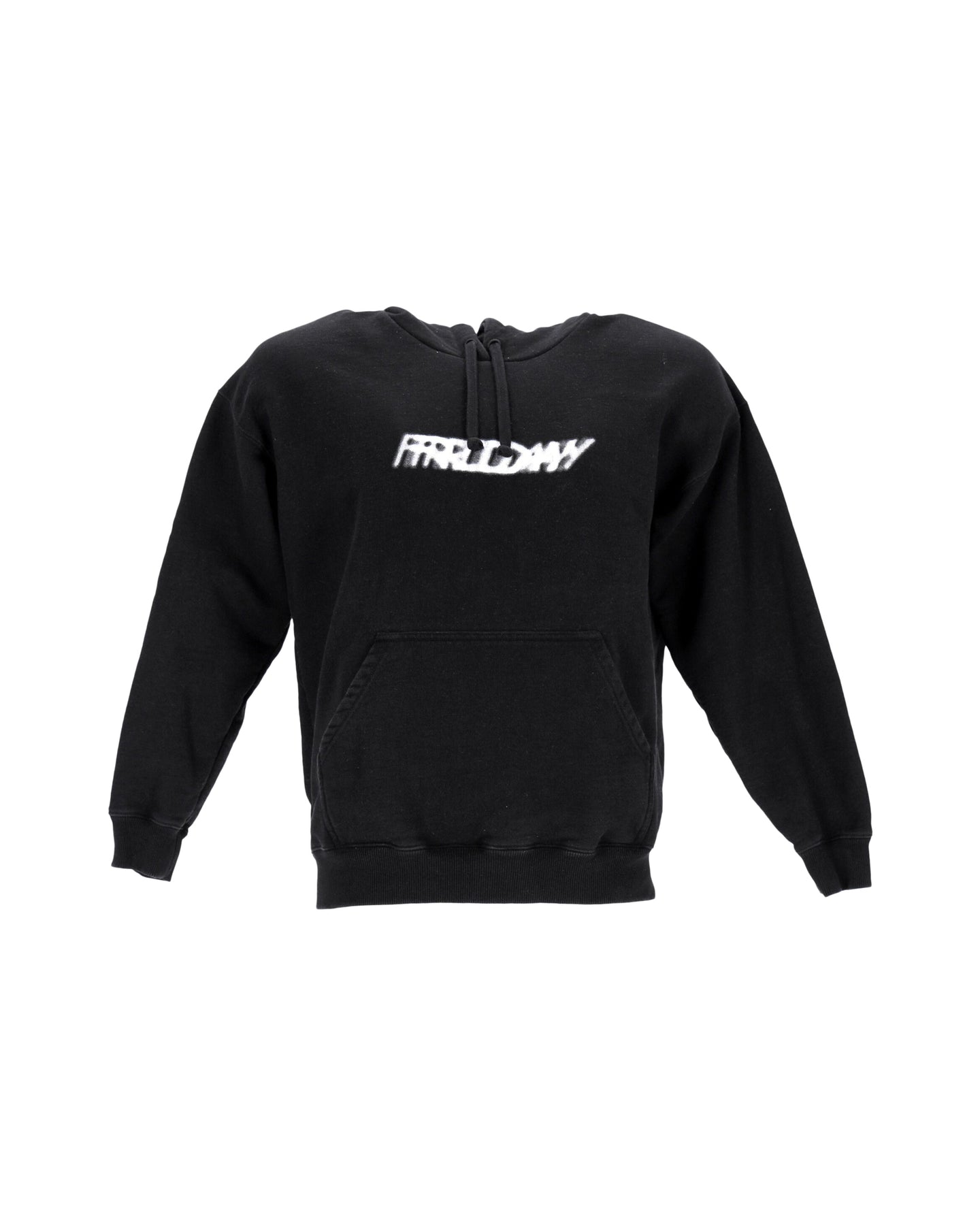 Vetements Freitag Wochentag Kapuzenpullover aus schwarzer Baumwolle