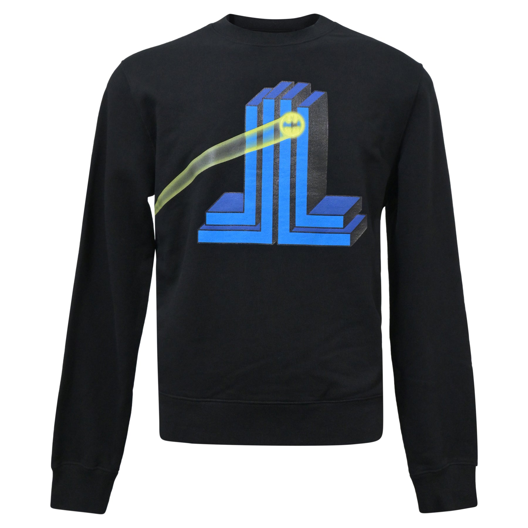 Lanvin DC Comics Batman Sweatshirt aus schwarzer Baumwolle