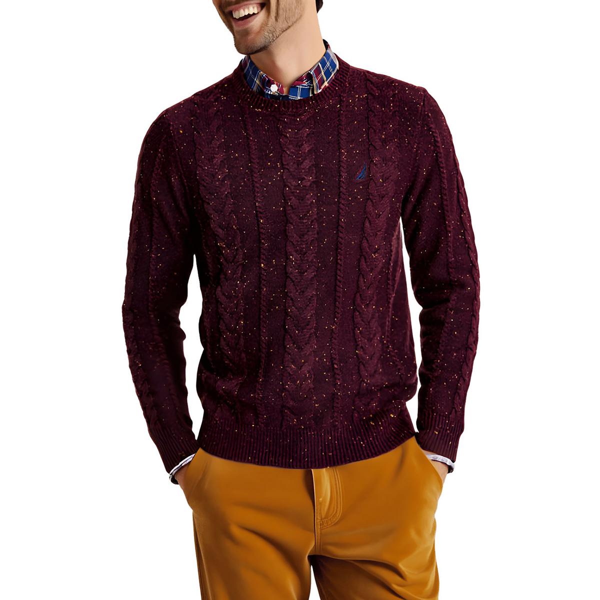 Pullover mit einem Rundhalsausschnitt von Strick Cable Strick
