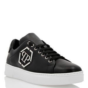 Leder-Lo-Top-Sneaker Sechseck 7650313502780