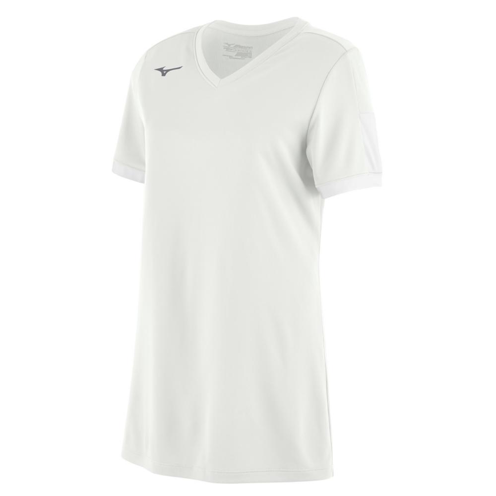 Mizuno Jugend Mädchen Aerolite V-Ausschnitt Softball Jersey