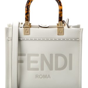 FENDI Sunshine Small Leder Tote 7165664559164