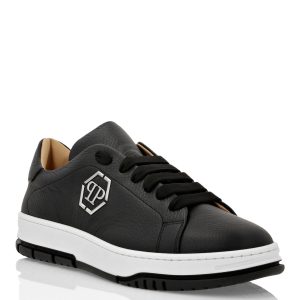 Leder-Lo-Top-Sneaker Sechseck 7650311831612