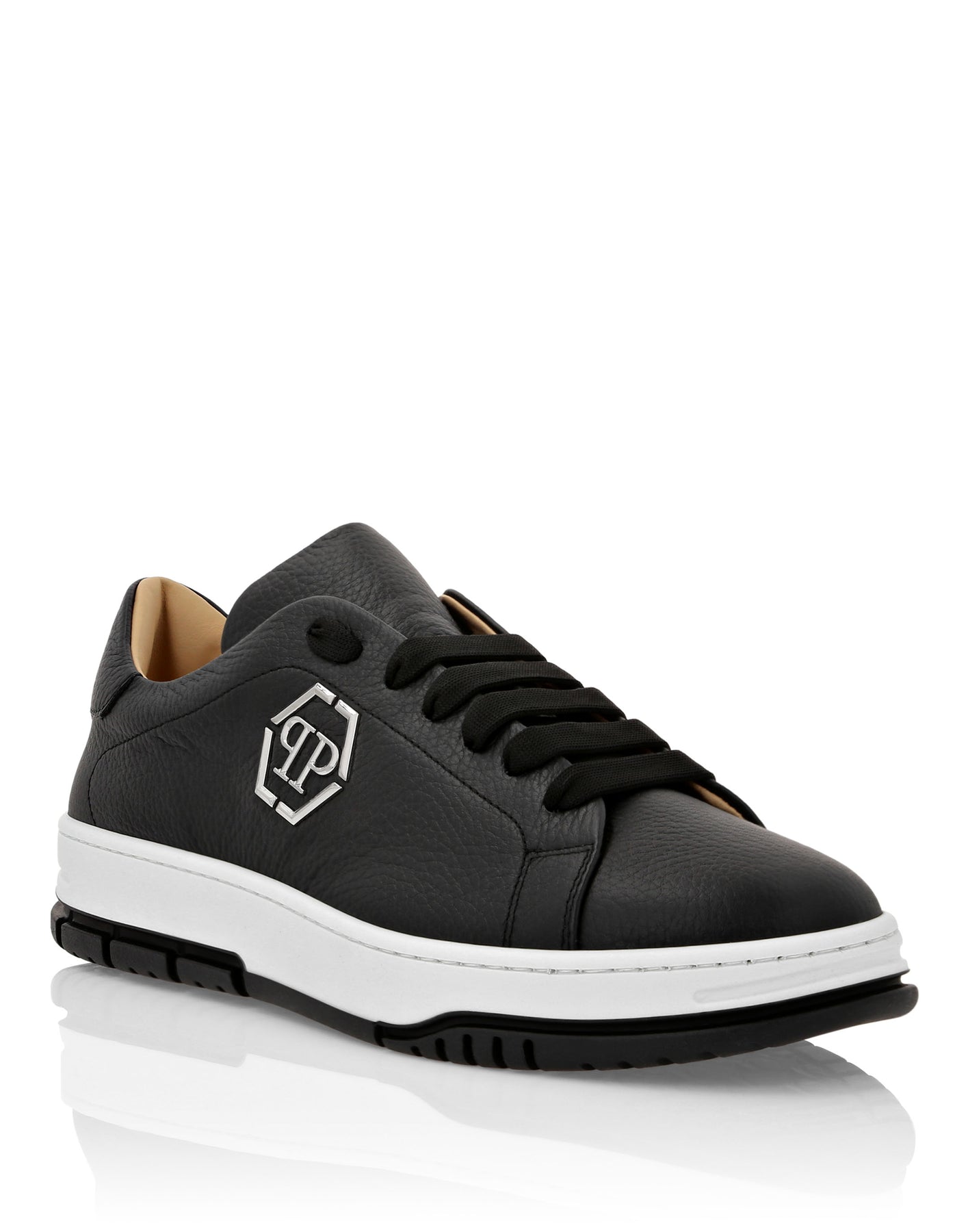 Lo-Top Sneaker aus Leder Hexagon