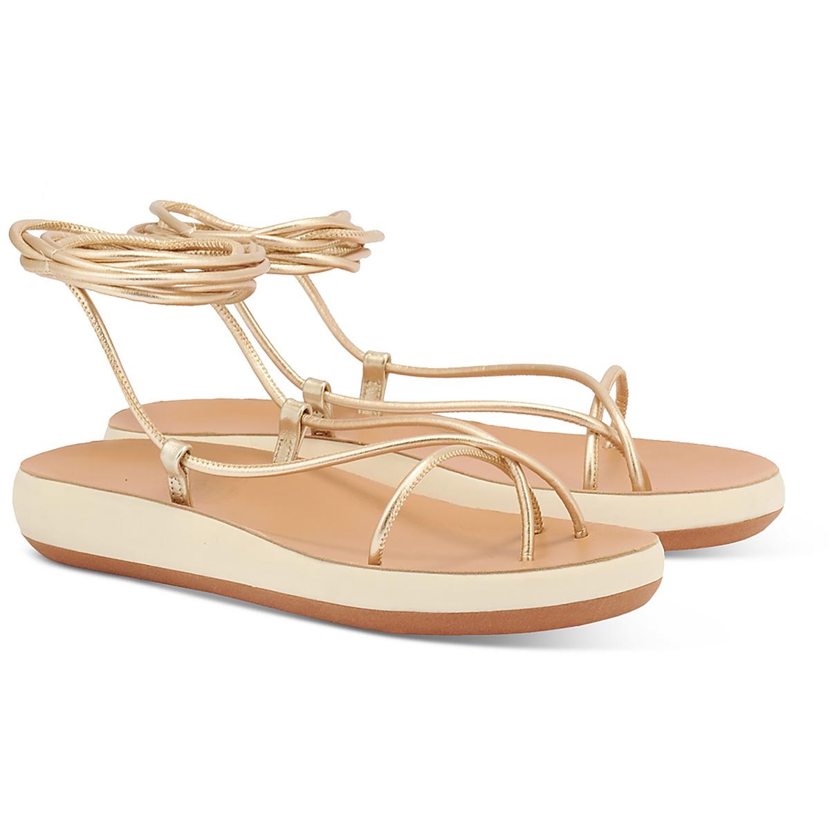 Diakopes Comfort Sandalen mit Keilabsatz aus Kunstleder