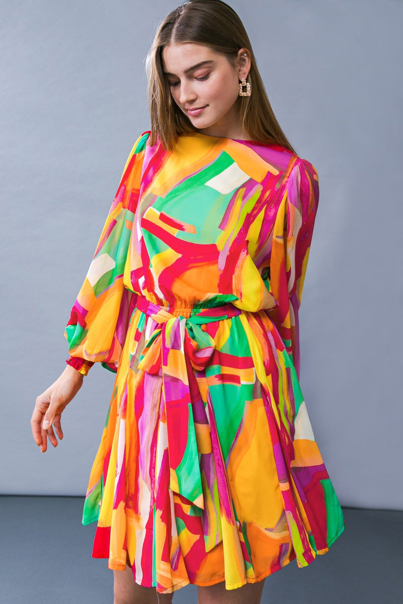 TRULY ADORABLE gewebt MIDI Kleid