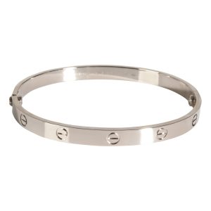 Cartier Love Armreif aus 18 Karat Weißgold