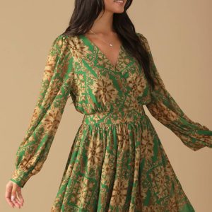 GOT ME WONDERING gewebtes Minikleid
