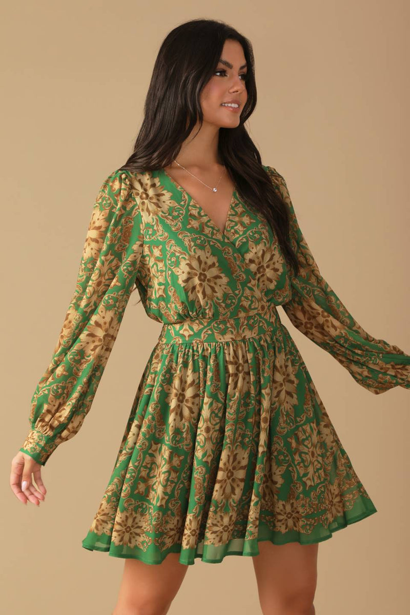 GOT ME WONDERING gewebt MINI Kleid